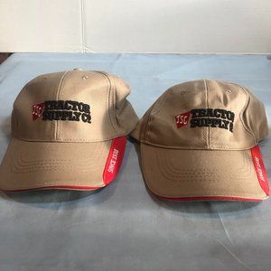 LOT of 2 Tractor Supply Company Baseball Caps Hats READ DESCRIPTION